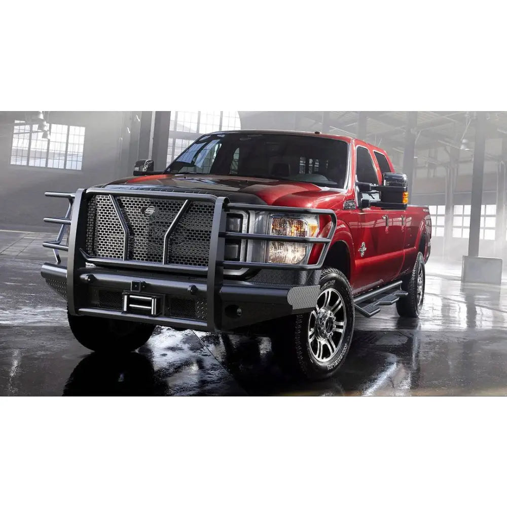 Steelcraft HD11370RW Convenient front receiver hitch - Black HD Bumper Replacements