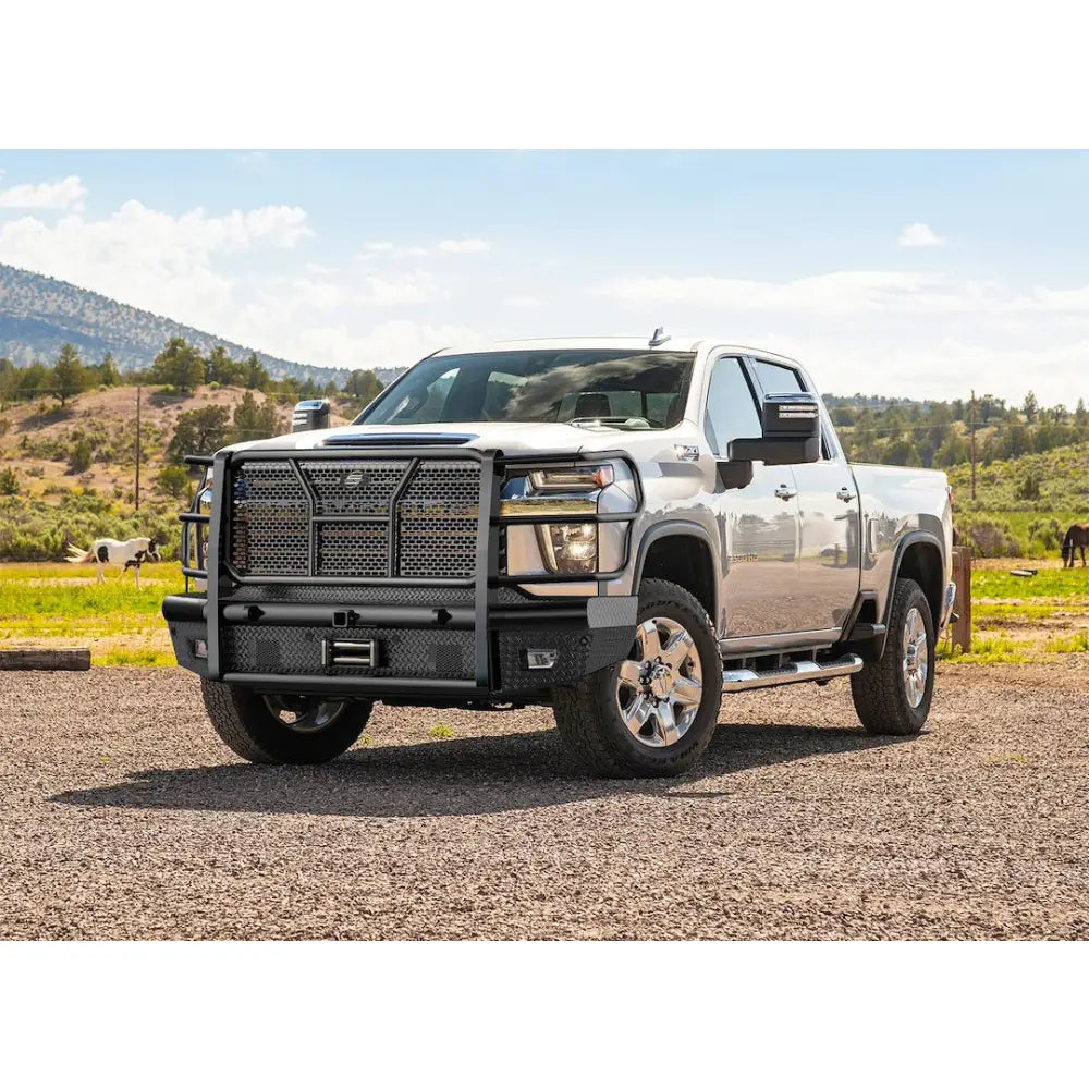 Steelcraft Convenient Front Receiver Hitch Bumper HD10447RCW - 20-23 Chevy Silverado 2500 3500 BL