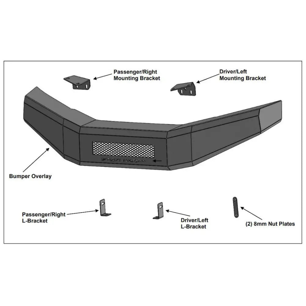 Steelcraft One-Piece Fully Welded Design Bumper 70-3010 - 18-24 Ranger 1000 XP1000