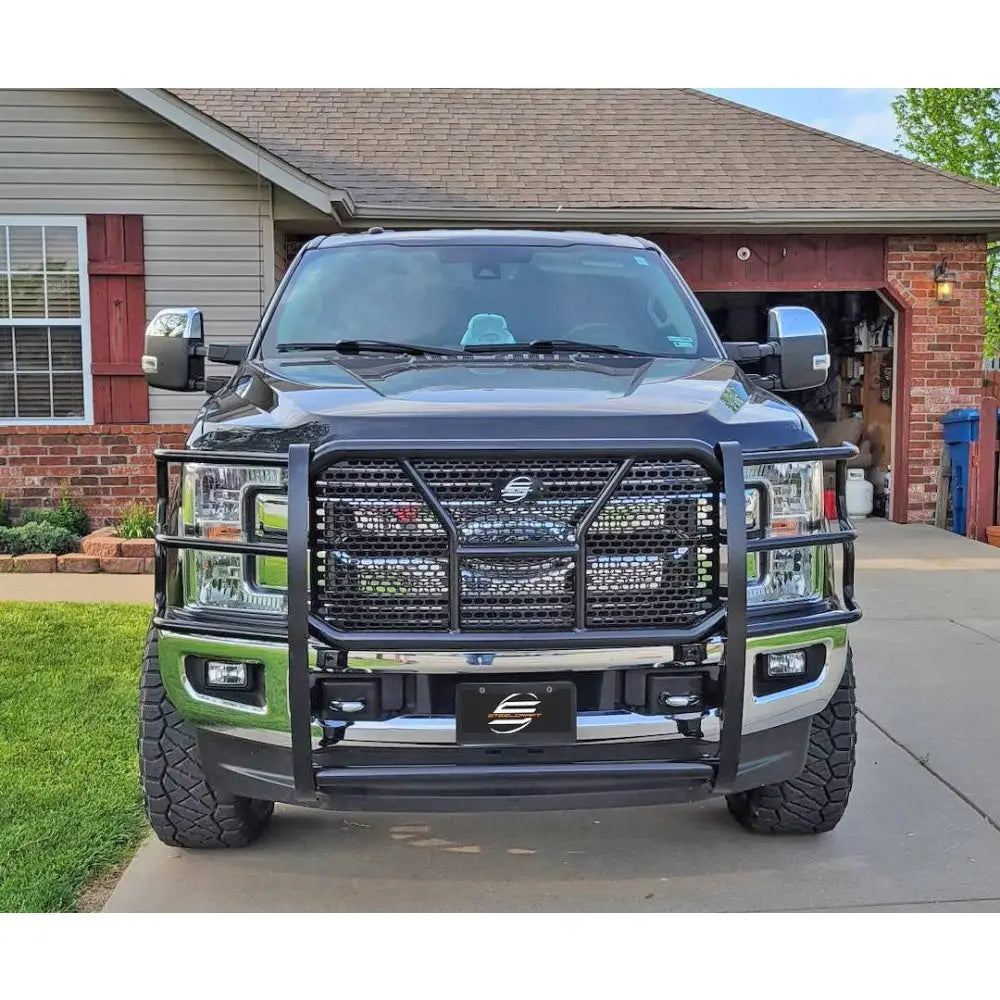Steelcraft Punch Plate Grille Grille Guard 50-1380C - Black HD Guards