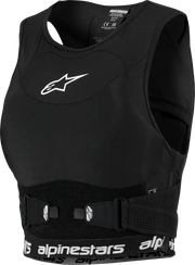 Stella Plasma Chest Protect Black/White Lg - ALPINESTARS