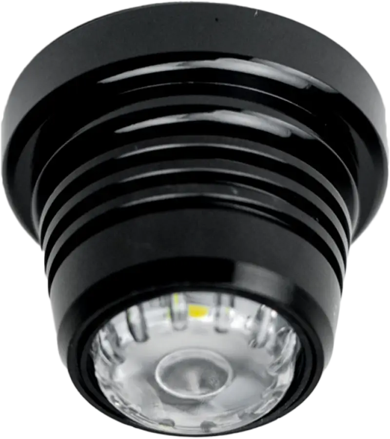 Stick On Led Dome Light Usb Rechargeable Black - AXIA