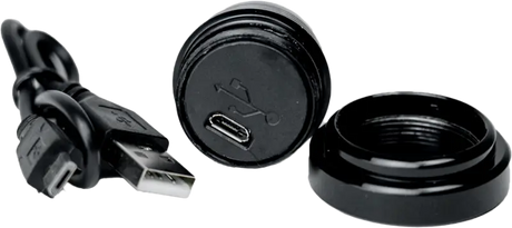 Stick On Led Dome Light Usb Rechargeable Black - AXIA