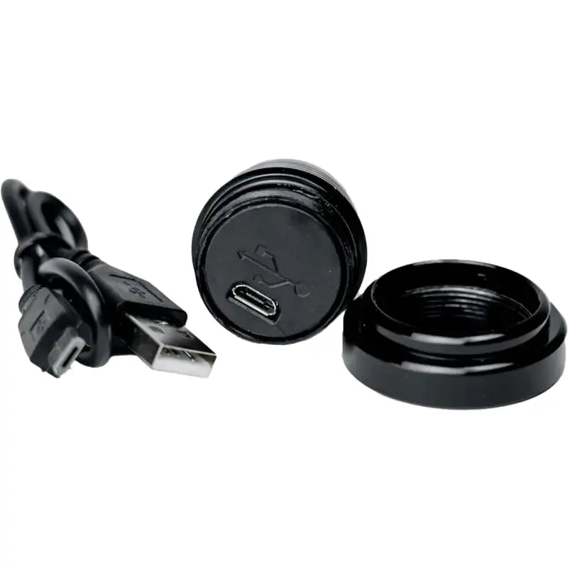 Stick On Led Dome Light Usb Rechargeable Black - AXIA