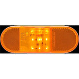 Oblong amber LED marker clearance light for trucks from STL75AB Optronics