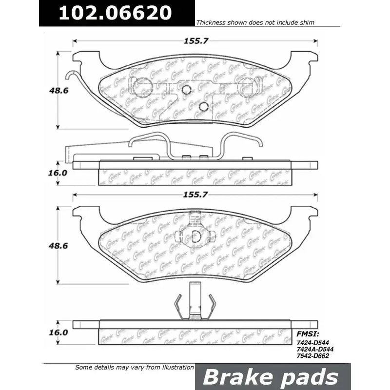 102.06620 Brake Pad