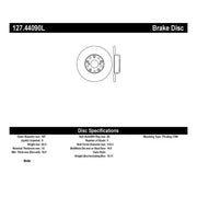 Stoptech StopTech 00-05 Lexus IS300 / 02-09 Lexus SC430 / 98-05 GS300/GS350/GS400/GS430/GS450H SportStop Slo