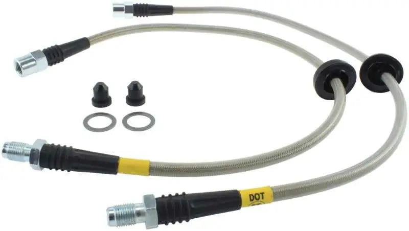 StopTech 00-06 BMW X5 Stainless Steel Front Brake Line Kit 