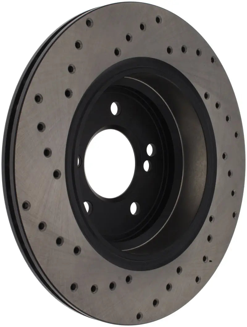 StopTech 01-07 BMW M3 (E46) / 00-04 M5 (E39) Drilled Right Rear Rotor 