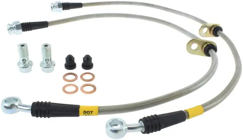 StopTech 02-06 Acura RSX Front SS Brake Lines 