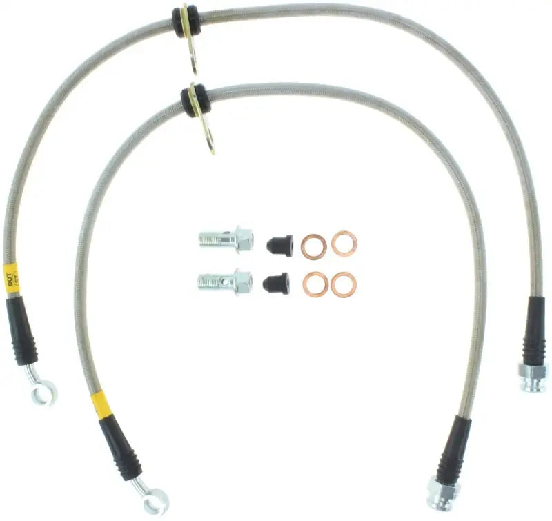 StopTech 02-06 Acura RSX Front SS Brake Lines 