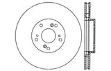 StopTech 02-06 Acura RSX Type S / 06-09 Honda Civic Si Slotted & Drilled Left Front Rotor 