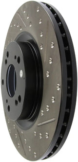 StopTech 02-06 Acura RSX Type S / 06-09 Honda Civic Si Slotted & Drilled Left Front Rotor 