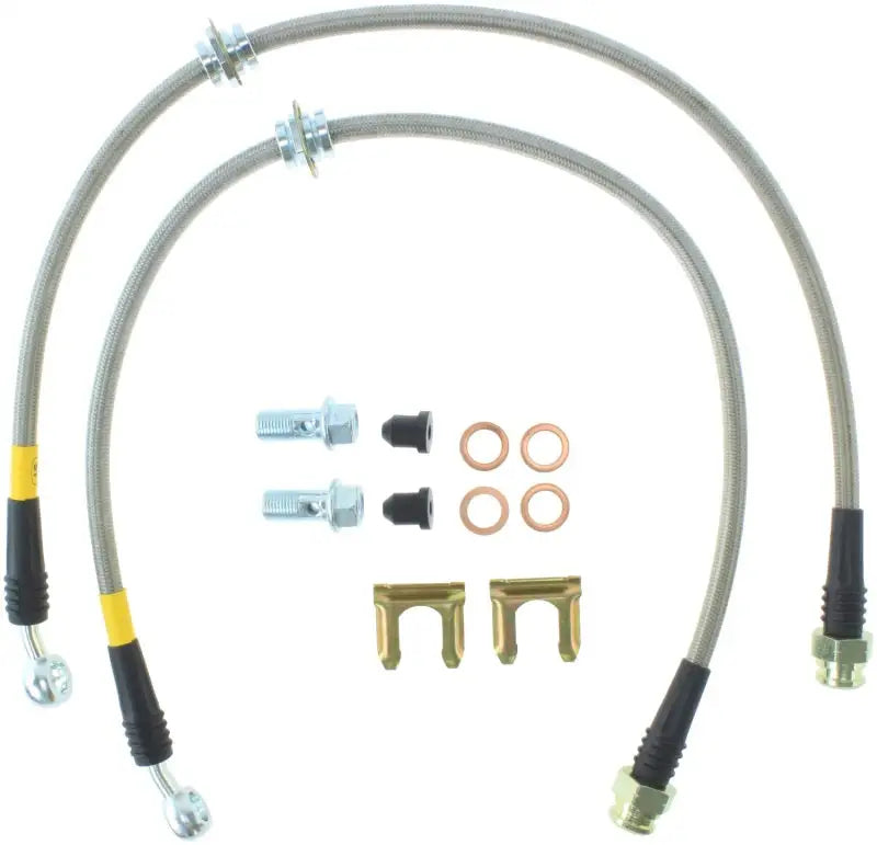 StopTech 02-07 WRX Stainless Steel Rear Brake Lines 