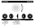 Stoptech StopTech 02-10 Subaru WRX Slotted & Drilled Left Front Rotor (exc. STi)