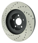 StopTech 02-10 Subaru WRX Slotted & Drilled Left Front Rotor (exc. STi) 