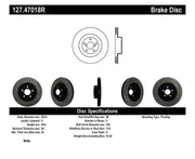 Stoptech StopTech 02-10 Subaru WRX Slotted & Drilled Right Front Rotor (exc. STi)