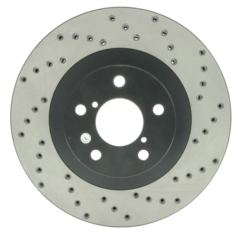 Stoptech 128.47018L StopTech 02-10 WRX Drilled Left Front Rotor