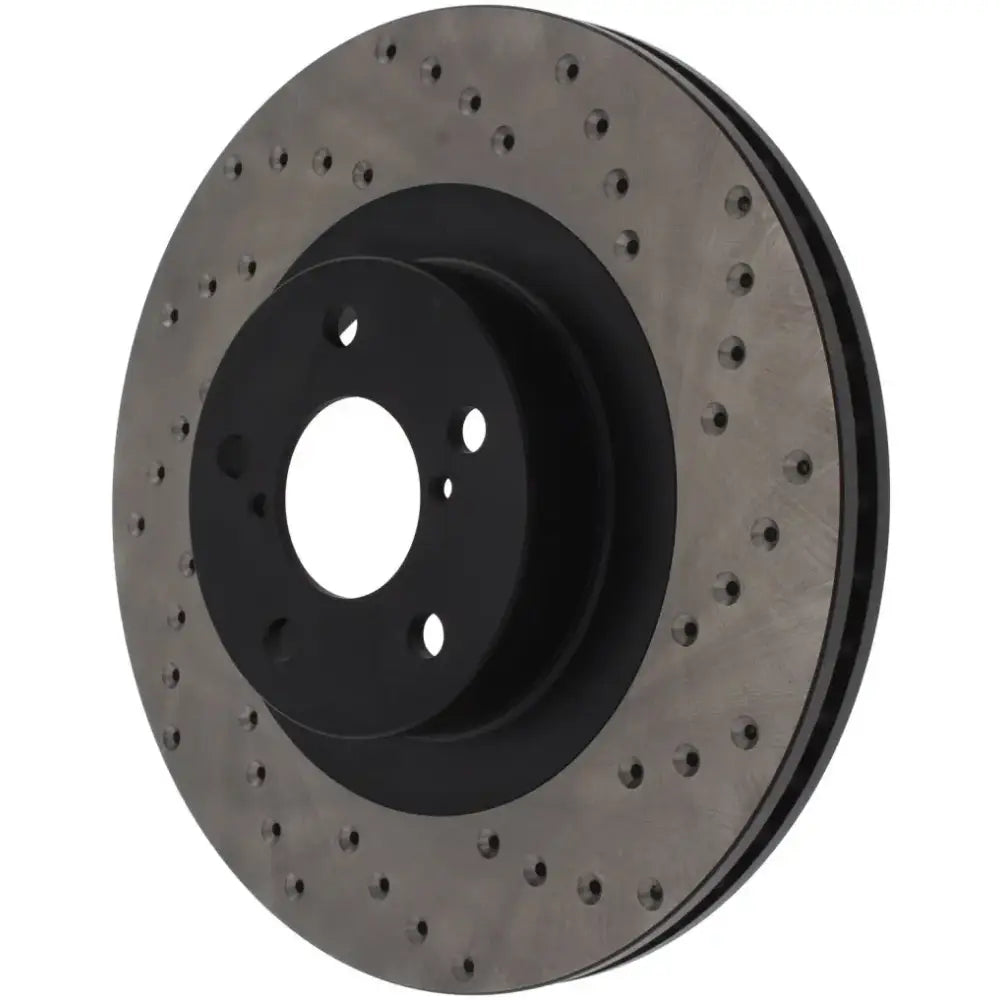 StopTech drilled sport rotor for WRX drilled right front brake upgrade