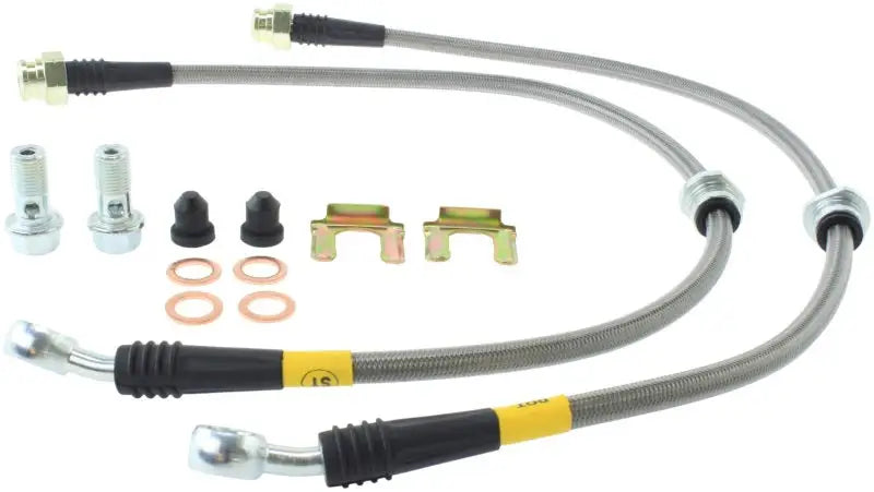StopTech 04-07 STi Stainless Steel Rear Brake Lines 