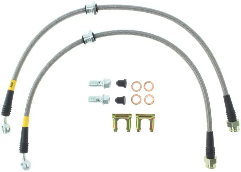 StopTech 04-07 STi Stainless Steel Rear Brake Lines 