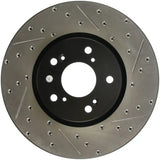 StopTech 04-08 Accura TL (Brembo Caliber) SportStop Slotted & Drilled Left Front Rotor 