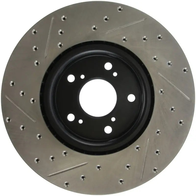 StopTech 04-08 Accura TL (Brembo Caliber) SportStop Slotted & Drilled Left Front Rotor 