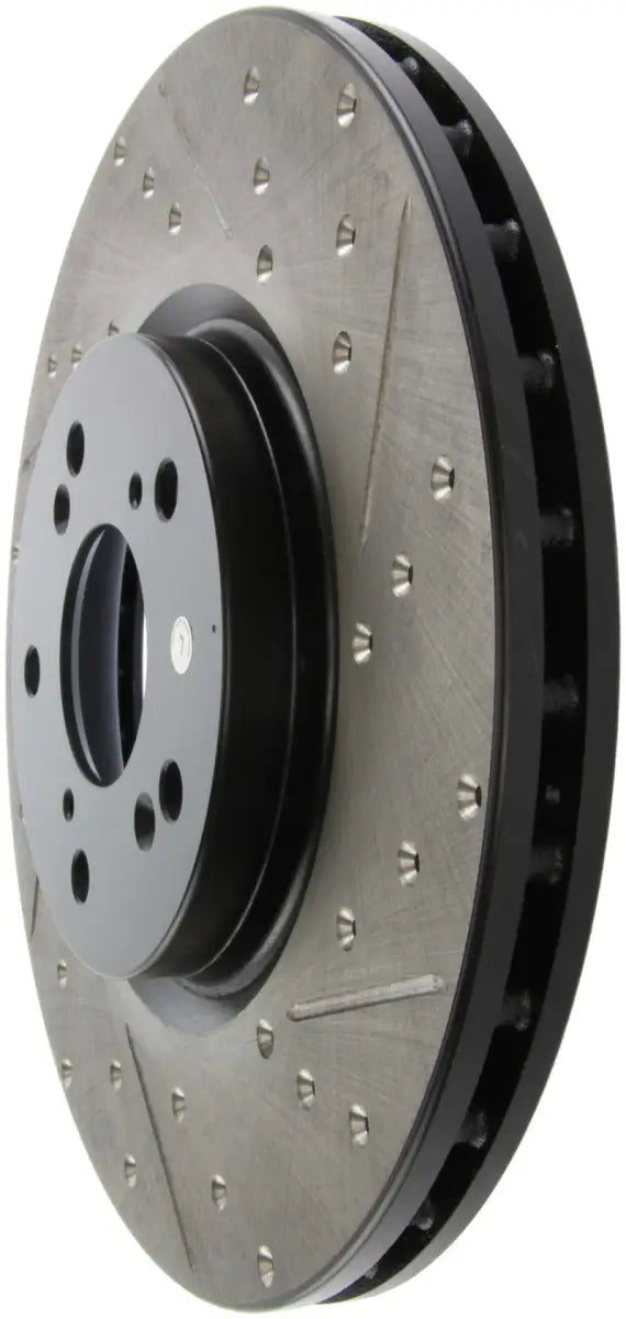 StopTech 04-08 Accura TL (Brembo Caliber) SportStop Slotted & Drilled Left Front Rotor 