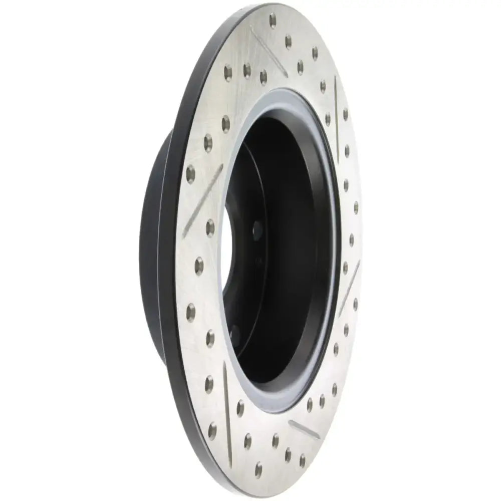 StopTech drilled and slotted brake rotor for Acura TSX and Honda Accord SportStop slotted upgrade