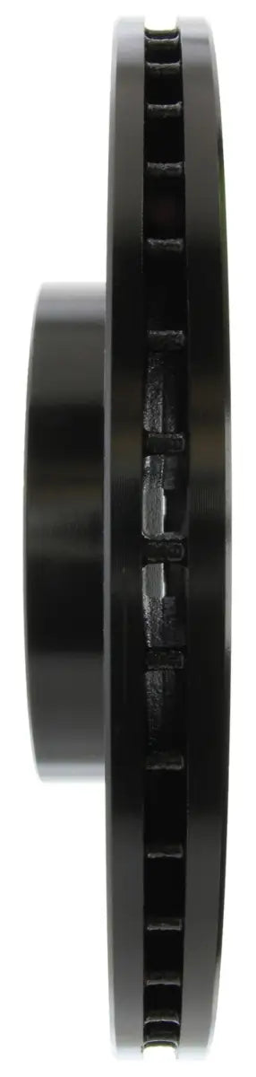 Black vented brake rotor for Honda Civic with Stoptech Cryo-Stop Rotor tech