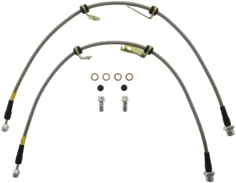 StopTech 06-17 Lexus HS250h / Toyota RAV4 Stainless Steel Front Brake Lines 