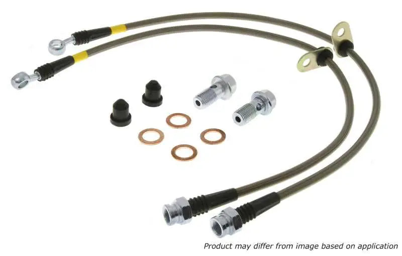 StopTech 07-08 Audi RS4 Rear Stainless Steel Brake Line Kit 