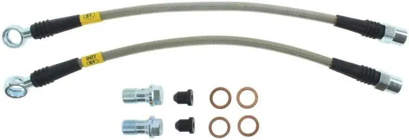 StopTech 07-08 Audi RS4 Rear Stainless Steel Brake Line Kit 