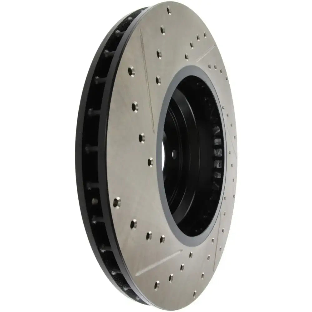StopTech 07-09 BMW 335 (E90/E92/E93) Slotted & Drilled Left Front Rotor 