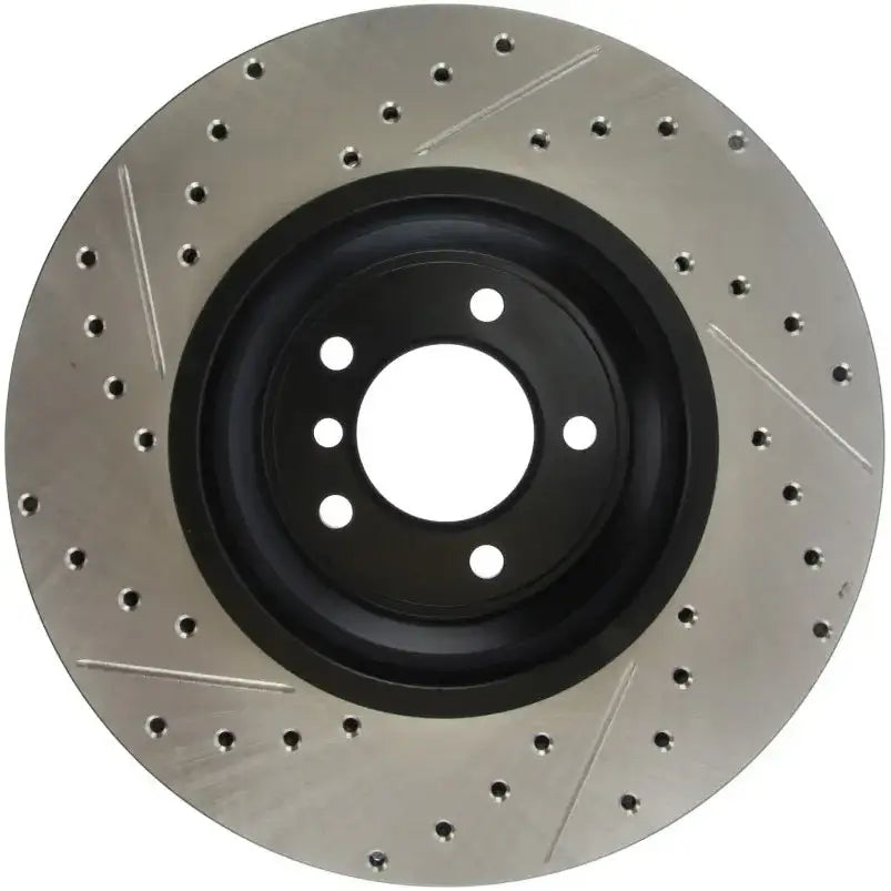 StopTech 07-09 BMW 335 (E90/E92/E93) Slotted & Drilled Left Front Rotor 