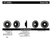 Stoptech StopTech 07-09 BMW 335 (E90/E92/E93) Slotted & Drilled Left Front Rotor