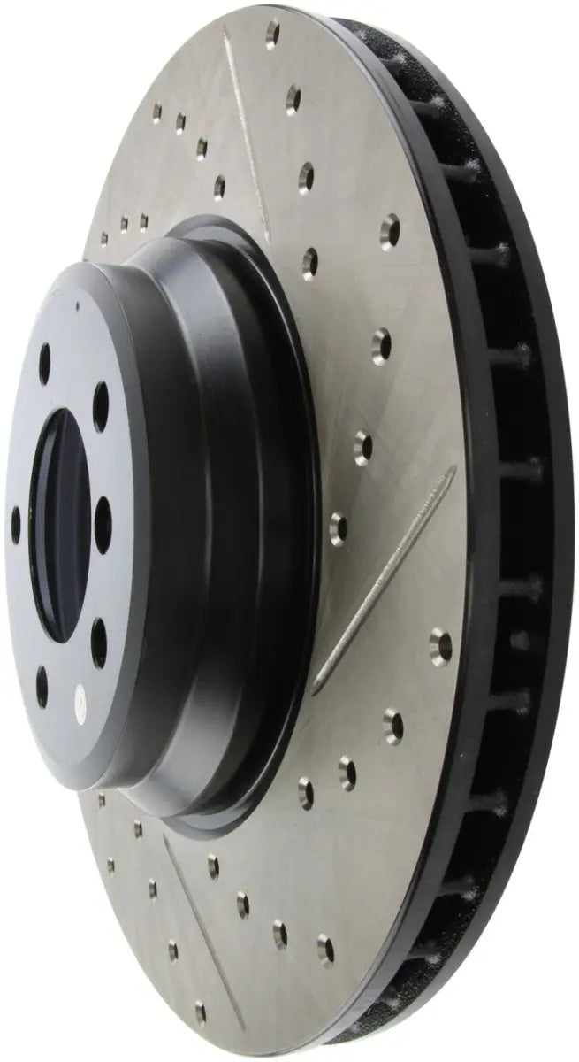 StopTech 07-09 BMW 335 (E90/E92/E93) Slotted & Drilled Left Front Rotor 