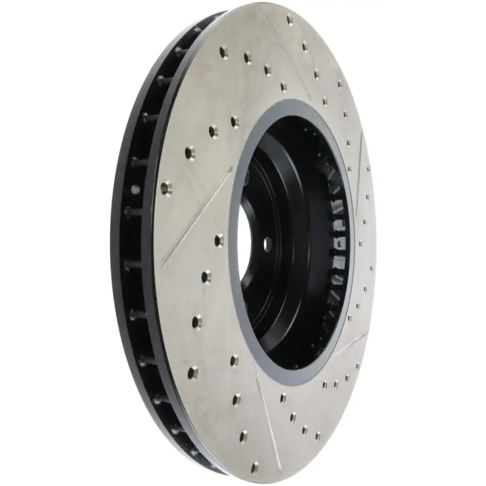 StopTech 07-09 BMW 335 (E90/E92/E93) Slotted & Drilled Right Front Rotor 