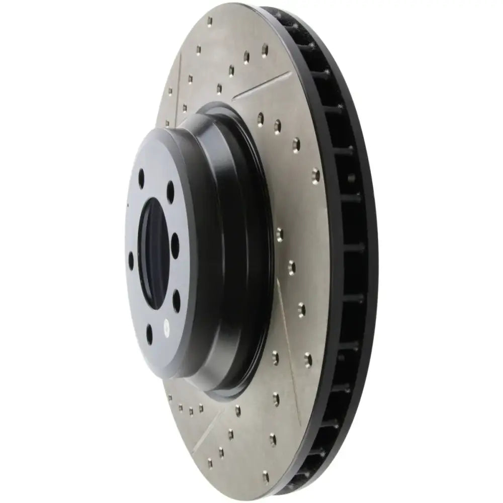 StopTech 07-09 BMW 335 (E90/E92/E93) Slotted & Drilled Right Front Rotor 