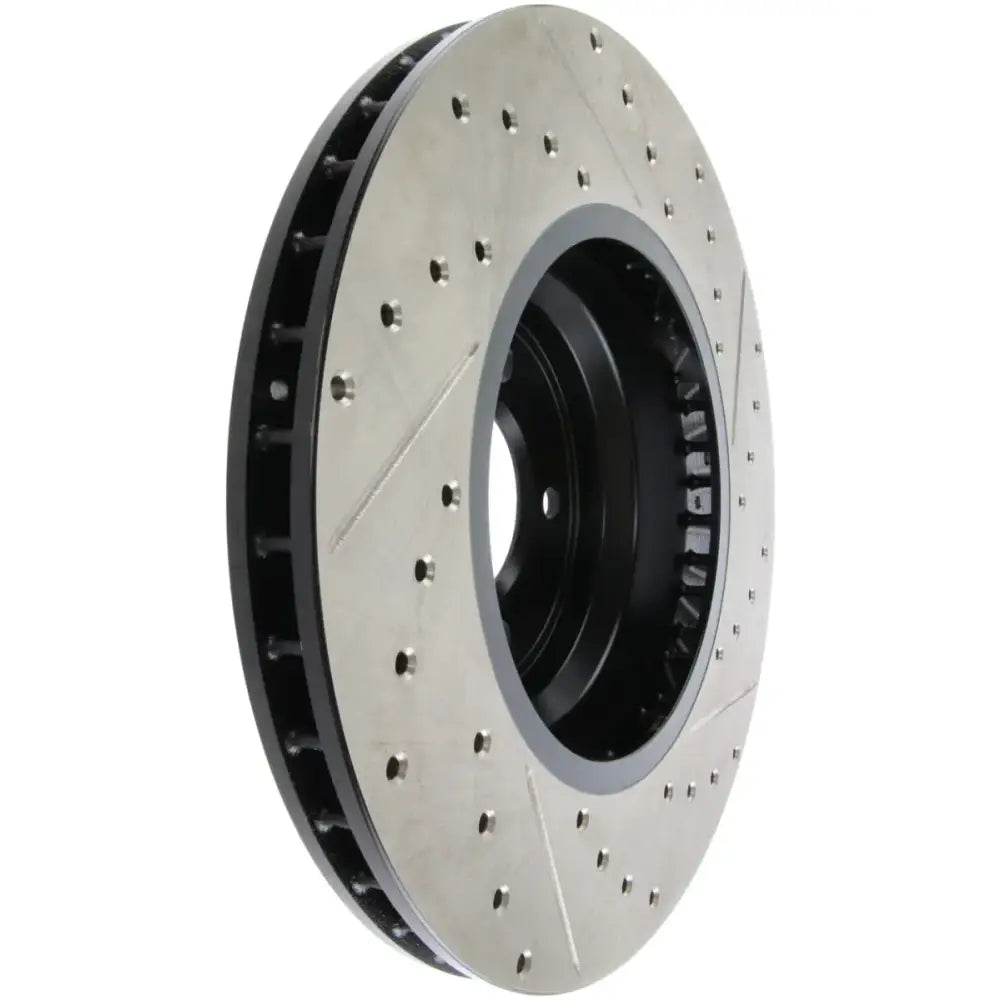 StopTech 07-09 BMW 335 (E90/E92/E93) Slotted & Drilled Right Front Rotor 