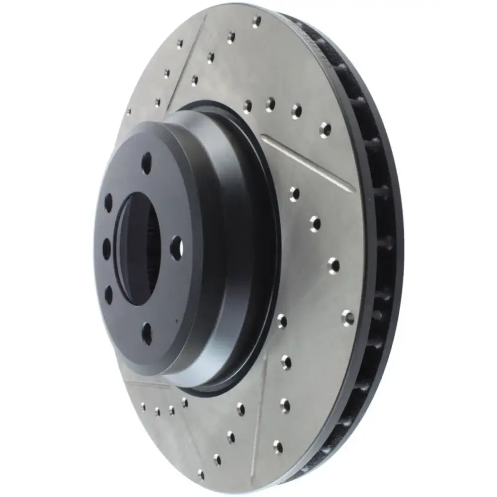StopTech 07-09 BMW 335 (E90/E92/E93) Slotted & Drilled Right Front Rotor 