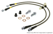 Stoptech StopTech 08-10 EVO X AWD Stainless Steel Rear Brake Lines