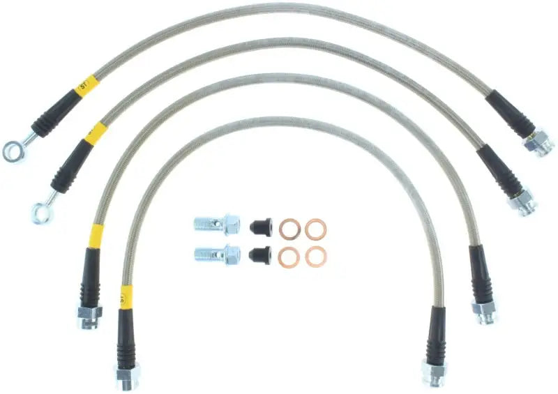 StopTech 08-17 Chevrolet Silverado 1500 Stainless Steel Rear Brake Lines