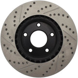 StopTech 1/02-05 Infiniti G35 (alloy disc) / 6/02-05 Nissan 350Z Slotted & Drilled Right Front Rotor 