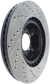 StopTech 1/02-05 Infiniti G35 (alloy disc) / 6/02-05 Nissan 350Z Slotted & Drilled Right Front Rotor 