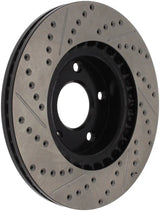 StopTech 1/02-05 Infiniti G35 (alloy disc) / 6/02-05 Nissan 350Z Slotted & Drilled Left Front Rotor 