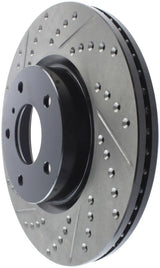 StopTech 1/02-05 Infiniti G35 (alloy disc) / 6/02-05 Nissan 350Z Slotted & Drilled Right Front Rotor 