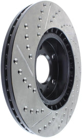 StopTech 1/02-05 Infiniti G35 (alloy disc) / 6/02-05 Nissan 350Z Slotted & Drilled Left Front Rotor 