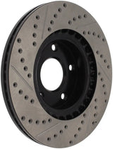 StopTech 1/02-05 Infiniti G35 (alloy disc) / 6/02-05 Nissan 350Z Slotted & Drilled Right Front Rotor 