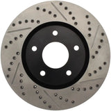 StopTech 1/02-05 Infiniti G35 (alloy disc) / 6/02-05 Nissan 350Z Slotted & Drilled Right Front Rotor 